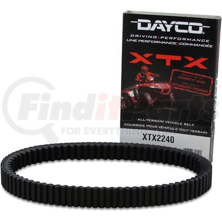 Dayco XTX2240 ATV BELT, DAYCO XTX AND CTX