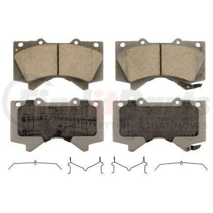 FEDERAL MOGUL-WAGNER QC1303 - thermoquiet ceramic disc brake pad set | thermoquiet ceramic disc brake pad set