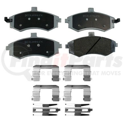 Beck Arnley 085-6707 PREMIUM ASM PADS W / HARDWARE