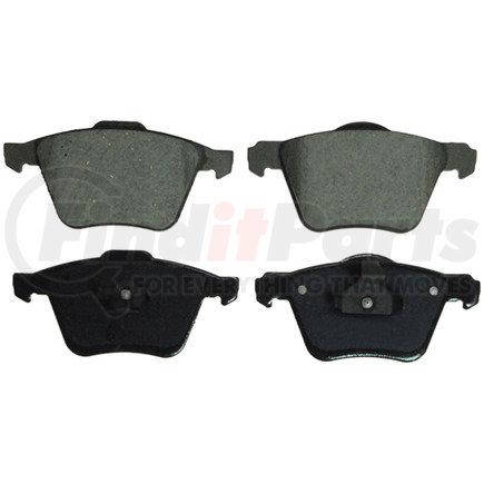 Wagner ZD1003 QuickStop Ceramic Disc Brake Pad Set
