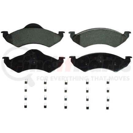 Wagner ZD820 QuickStop Ceramic Disc Brake Pad Set