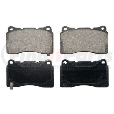 Wagner ZD1001 QuickStop Ceramic Disc Brake Pad Set