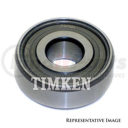 Timken 204KRR2 Conrad Deep Groove Single Row Radial Ball Bearing with 2-Seals and Hex Bore