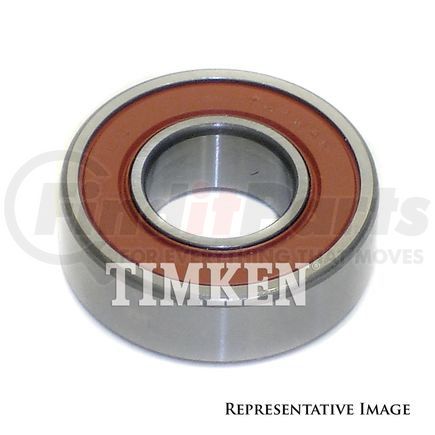 Timken 211FFLE Conrad Deep Groove Single Row Radial Ball Bearing with 2-Seals and Snap Ring