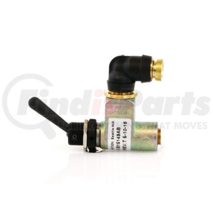 Climatech BA14500 Air Toggle Switch - Black, Self-Locking, Peterbilt