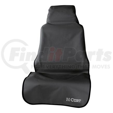 CURT MANUFACTURING, LLC. 18501 - seat defender 58" x 23" removable waterproof black bucket seat cover | seat defender 58" x 23" removable waterproof black bucket seat cover | seat cover