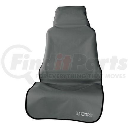 CURT MANUFACTURING, LLC. 18500 - seat defender 58" x 23" removable waterproof grey bucket seat cover | seat defender 58" x 23" removable waterproof grey bucket seat cover | seat cover