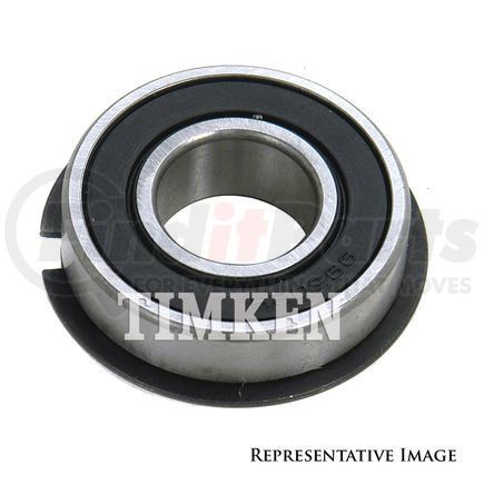 Timken 306VVL Conrad Deep Groove Single Row Radial Ball Bearing with 2-Seals and Snap Ring