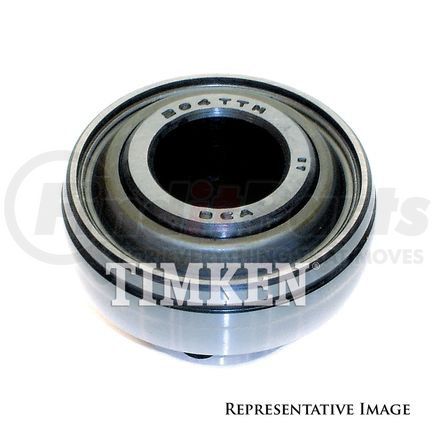 Timken GYA104RRB Wide Inner Ring Radial Ball Bearing, Spherical OD and Setscrew Locking Device