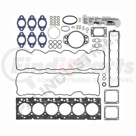 PAI 131754 Gasket Kit - Upper; w/o Valve Cover Gasket; Cummins ISB / QSB Series Application