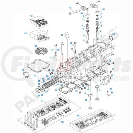 PAI 340091 Engine Cylinder Kit Repair - for Caterpillar C15 ACERT