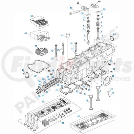 PAI 340091 - engine cylinder kit rer - caterpillar c15 acert | engine cylinder kit rer