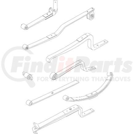 PAI 750859 Leaf Spring Support