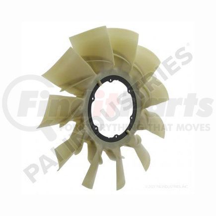 PAI 801117 Engine Cooling Fan Blade - 9.25in Fan Pilot Diameter 11 Blades 27.50in Diameter Nylon/Steel