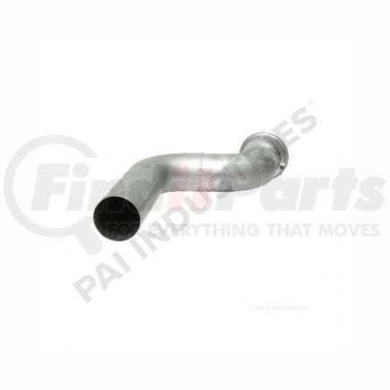 PAI 803614 Exhaust Pipe - 5 in./4 in. CV Models, with Pyro Hole (Mack 4ME41112M)