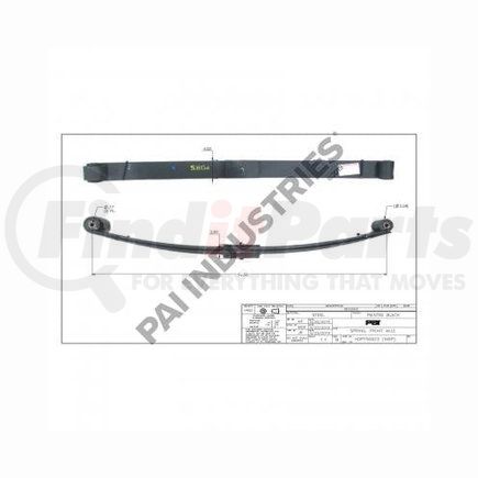 PAI 750823 Leaf Spring - Front