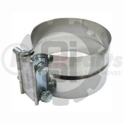 PAI EM19420 Exhaust Clamp - Stainless Steel Preformed Round Clamp Diameter: 5in Mack Application