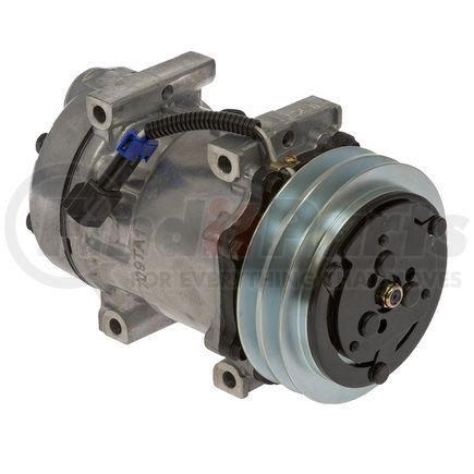 Omega Environmental Technologies 20-04890-AM A/C Compressor - SD7H15, 12V, Direct Mount, 2 Grooves, 132mm Clutch Diameter