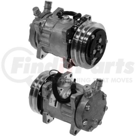 Omega Environmental Technologies 20-09978 A/C Compressor - SD7H15, 132mm, 2A, 12V, 2 Wire, Diode, VOR, Ear Mount, JDA