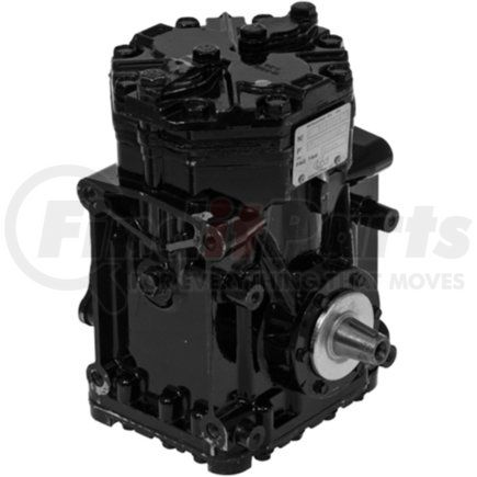 Omega Environmental Technologies 20-10332 A/C Compressor - EF210L, Oil Filled, No Clutch, PAG 100 Oil, 14 oz.