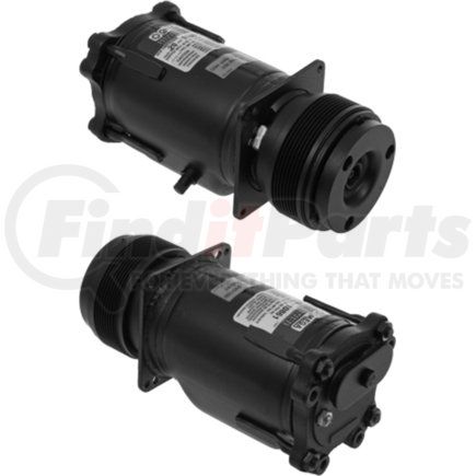 Omega Environmental Technologies 20-10861 A6 Compressor - 4.81 in. Pulley, 8 Grooves, 12V, HPRV, HSPS, PAG 150 Oil, GM