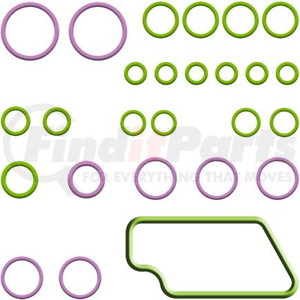 Omega Environmental Technologies MT2751 A/C System O-Ring and Gasket Kit