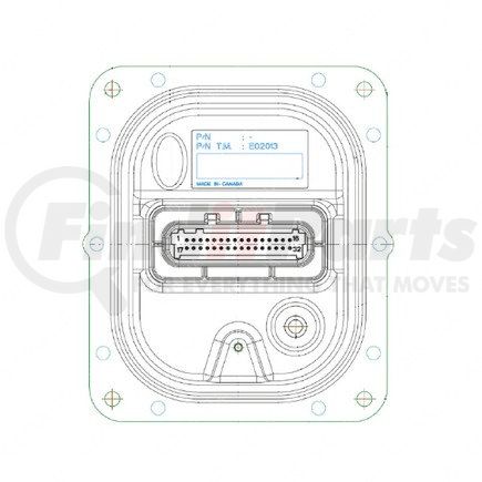 Freightliner 06-76027-002 Interface Multiplexing Control Module + Cross ...