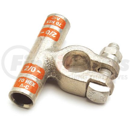 GROTE 82-9097 - flag style battery terminal connector - 2/0 gauge, orange