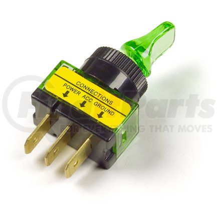 GROTE 82-1911 - toggle switch - illuminated - duckbill - green