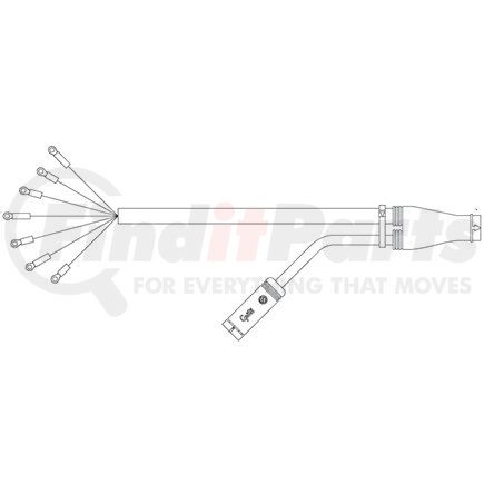 GROTE 01-6670-L5 - trailer wiring, main harness (ring terminals)