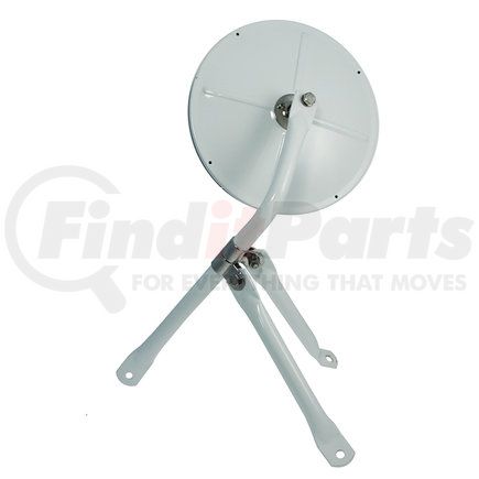 GROTE 28481 - 8½" convex cross-over mirror - mirror assembly, white | mirror, 8.5",wht,crossover convex assy. | door mirror
