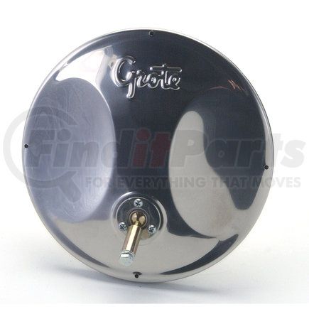 GROTE 12173 - 8" round convex mirrors with offset ball-stud - stainless steel | mirror,8",ss,rnd,cnvx w/offset ball-stud | door mirror
