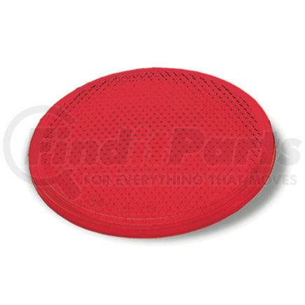 Grote 40052 Round Stick-On Reflector, Red