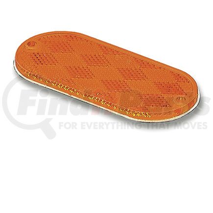Grote 41043 Oval Reflector, Amber