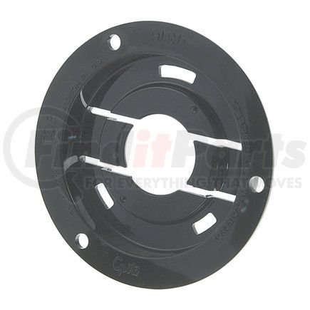 Grote 431623 BLACK, PLSTC, FLANGE FOR 2 1/2" LAMPS, BULK