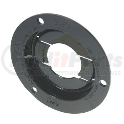 GROTE 43152 - theft-resistant mounting flange for 2" round lights - black | bkt,blk plycrbnt,thftrestnt flng, 2"lmps | turn signal light bracket