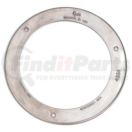 GROTE 43343 - security ring - 4" round, steel | ss,security ring flange-mnt for 4" lamps | turn signal light bracket