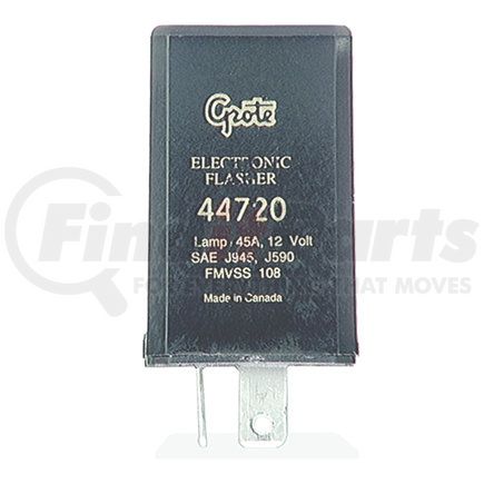 GROTE 44720 - 3 pin flasher - 20 light heavy duty electronic | 20-lamp hd electronic flasher,3 terminal | turn signal flasher