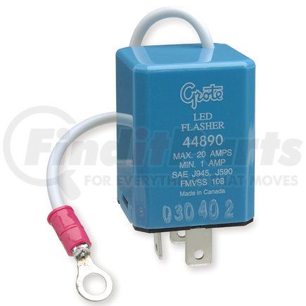 GROTE 44890 - 3 pin flasher - variable-load electronic led (pilot) | flasher, led, 3 terminal | turn signal flasher
