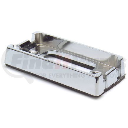 GROTE 43980 - brackets for small rectangular lights - chrome plated kit | bracket, chrome, mounting kit | turn signal light bracket