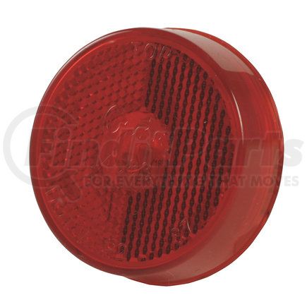 Grote 458323 CLR/MARKER, 2.5", RED, SLD, w/ CLASS A RFLCTR