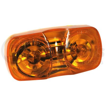 Grote 467933 CLR/MARKER, YEL, DRMLD 2-BULB, SQ CRNR, BULK