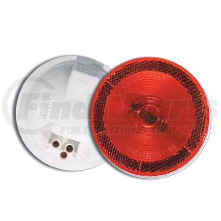 Grote 52672 Torsion Mount II 4" Stop Tail Turn Lights, Built-in Reflector, Female Pin