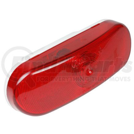 GROTE 52892 - torsion mount® iii oval stop / tail / turn light - female pin | stt lamp, red, oval torsion mount iii | tail light