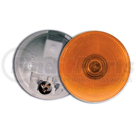 Grote 53103 Torsion Mount II 4" Stop Tail Turn Light - Front Park, Male Pin, Amber Turn