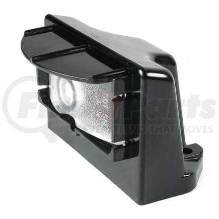 GROTE 60701 - micronova® multi-volt led license plate light - vertical mount, black | led license lamp | license plate light