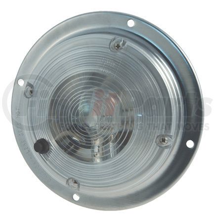 GROTE 61821 - 6" surface mount dome lights with switch - clear | dome/interior lamp, clear, 6", w/switch | dome light