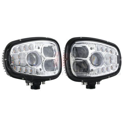 Grote 84651-4 LED High/Low Combination Driving Lights, Pair Pack