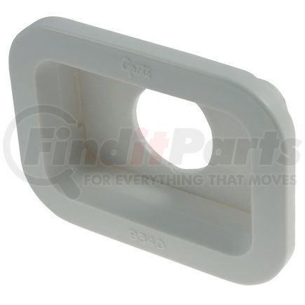GROTE 93400 - grommets for small rectangular lights - pvc, white | grommet, white, rubber for 3" x 2" lamps | multi purpose grommet
