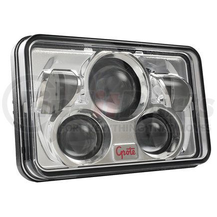 Grote 94401-5 LED Sealed Beam Headlights, 4x6, High/Low Beam Combo, 9-30V